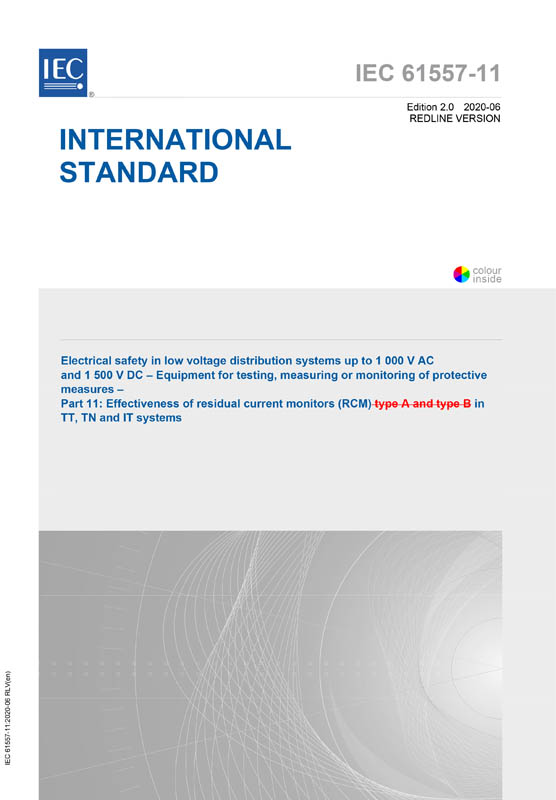 Cover IEC 61557-11:2020 RLV